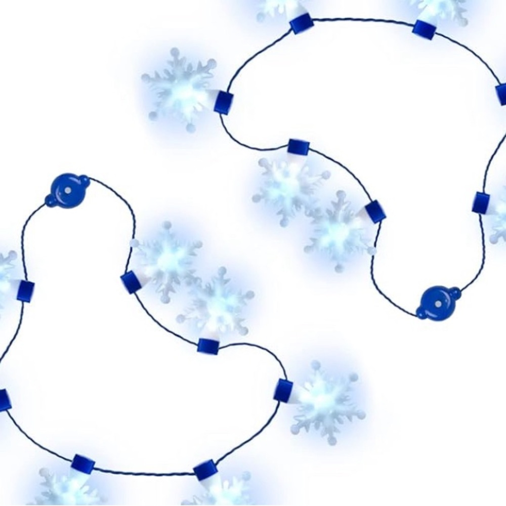 Christmas light up snowflake acc.
